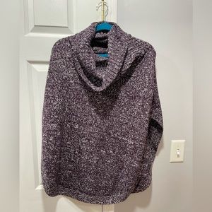 Purple turtle neck top